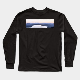 'Blue Hour, Through to Glencoe', Loch Rannoch. Long Sleeve T-Shirt